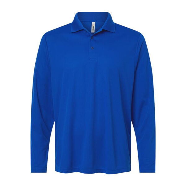 Men's Nova Performance Long Sleeve Pique Polo Thumbnail