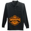 Long Sleeve Silk Touch Polo with Pocket Thumbnail
