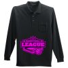 Long Sleeve Silk Touch Polo with Pocket Thumbnail