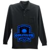 Long Sleeve Silk Touch Polo with Pocket Thumbnail