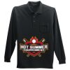 Long Sleeve Silk Touch Polo with Pocket Thumbnail