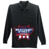 Long Sleeve Silk Touch Polo with Pocket Thumbnail