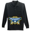 Long Sleeve Silk Touch Polo with Pocket Thumbnail