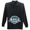 Long Sleeve Silk Touch Polo with Pocket Thumbnail