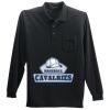 Long Sleeve Silk Touch Polo with Pocket Thumbnail
