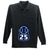 Long Sleeve Silk Touch Polo with Pocket Thumbnail