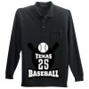 Long Sleeve Silk Touch Polo with Pocket Thumbnail