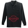 Long Sleeve Silk Touch Polo with Pocket Thumbnail