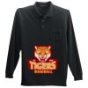 Long Sleeve Silk Touch Polo with Pocket Thumbnail