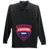 Long Sleeve Silk Touch Polo with Pocket Thumbnail