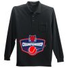Long Sleeve Silk Touch Polo with Pocket Thumbnail