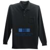 Long Sleeve Silk Touch Polo with Pocket Thumbnail