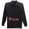 Long Sleeve Silk Touch Polo with Pocket Thumbnail