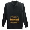 Long Sleeve Silk Touch Polo with Pocket Thumbnail