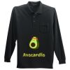 Long Sleeve Silk Touch Polo with Pocket Thumbnail
