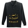 Long Sleeve Silk Touch Polo with Pocket Thumbnail