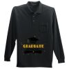 Long Sleeve Silk Touch Polo with Pocket Thumbnail
