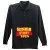 Long Sleeve Silk Touch Polo with Pocket Thumbnail