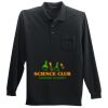Long Sleeve Silk Touch Polo with Pocket Thumbnail