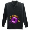 Long Sleeve Silk Touch Polo with Pocket Thumbnail