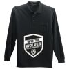 Long Sleeve Silk Touch Polo with Pocket Thumbnail
