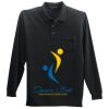 Long Sleeve Silk Touch Polo with Pocket Thumbnail