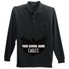 Long Sleeve Silk Touch Polo with Pocket Thumbnail