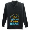 Long Sleeve Silk Touch Polo with Pocket Thumbnail