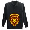 Long Sleeve Silk Touch Polo with Pocket Thumbnail