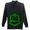Long Sleeve Silk Touch Polo with Pocket Thumbnail