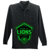 Long Sleeve Silk Touch Polo with Pocket Thumbnail