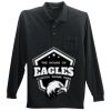 Long Sleeve Silk Touch Polo with Pocket Thumbnail