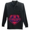 Long Sleeve Silk Touch Polo with Pocket Thumbnail
