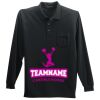 Long Sleeve Silk Touch Polo with Pocket Thumbnail