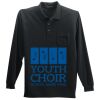 Long Sleeve Silk Touch Polo with Pocket Thumbnail