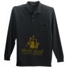 Long Sleeve Silk Touch Polo with Pocket Thumbnail