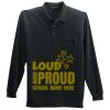 Long Sleeve Silk Touch Polo with Pocket Thumbnail