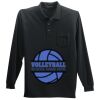 Long Sleeve Silk Touch Polo with Pocket Thumbnail