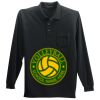Long Sleeve Silk Touch Polo with Pocket Thumbnail