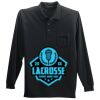Long Sleeve Silk Touch Polo with Pocket Thumbnail