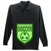 Long Sleeve Silk Touch Polo with Pocket Thumbnail
