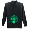 Long Sleeve Silk Touch Polo with Pocket Thumbnail