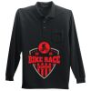 Long Sleeve Silk Touch Polo with Pocket Thumbnail