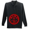 Long Sleeve Silk Touch Polo with Pocket Thumbnail