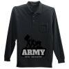 Long Sleeve Silk Touch Polo with Pocket Thumbnail
