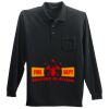 Long Sleeve Silk Touch Polo with Pocket Thumbnail