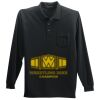 Long Sleeve Silk Touch Polo with Pocket Thumbnail