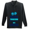 Long Sleeve Silk Touch Polo with Pocket Thumbnail
