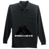Long Sleeve Silk Touch Polo with Pocket Thumbnail