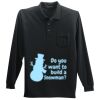 Long Sleeve Silk Touch Polo with Pocket Thumbnail